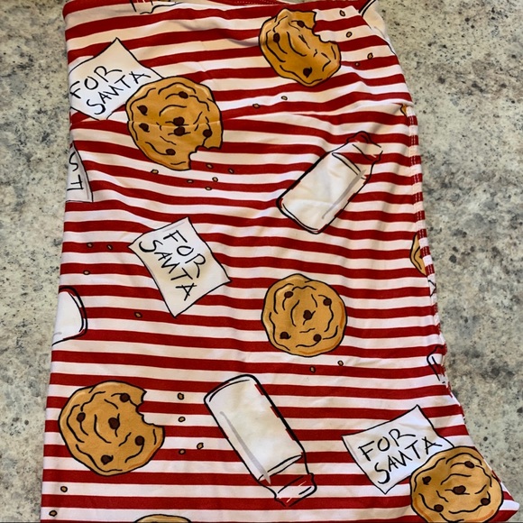 Lularoe Tc2 Leggings Christmas Santa 